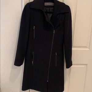Wool black coat